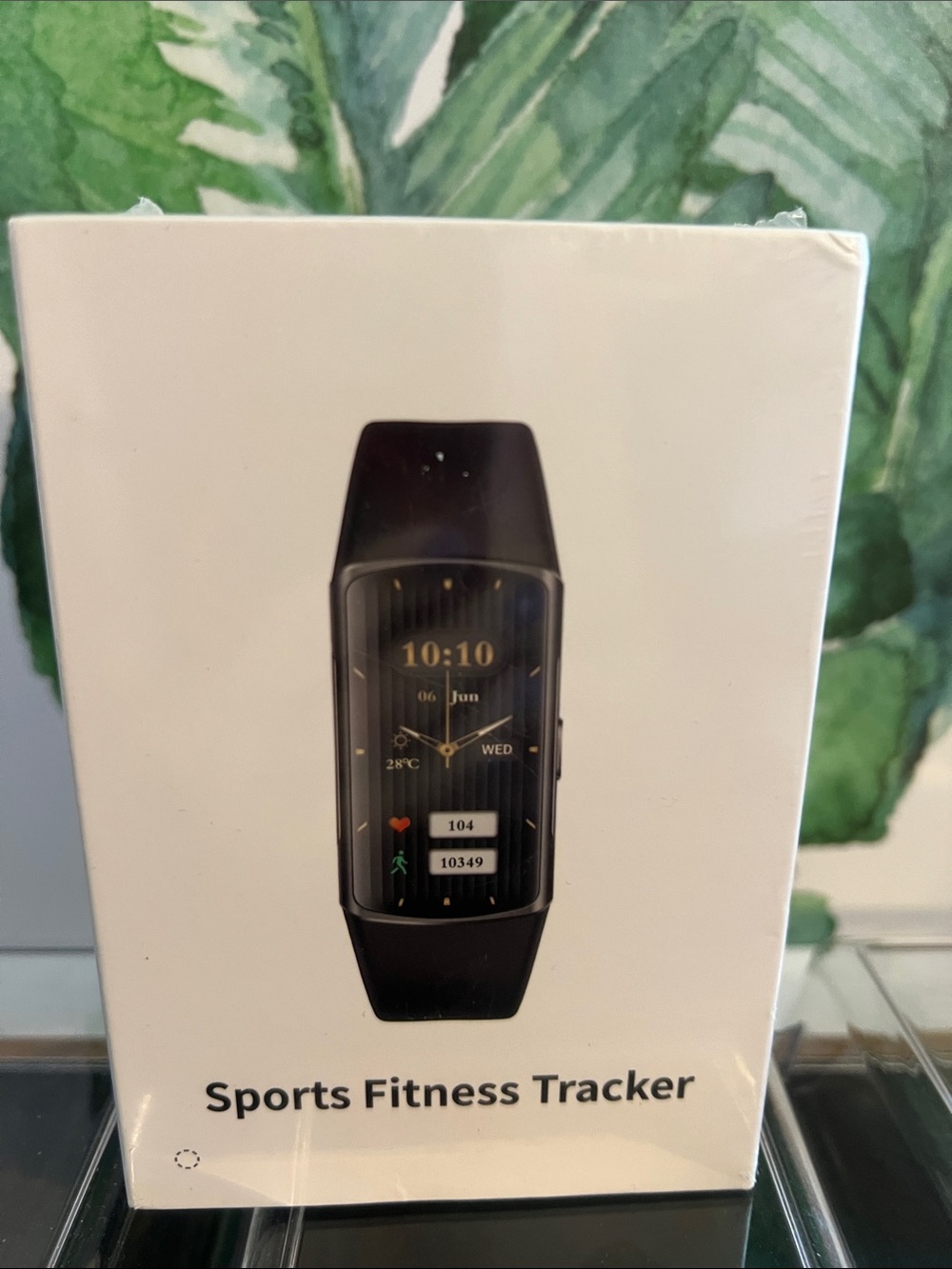 Black Sports Fitness Tracker - Smart Activity Watch